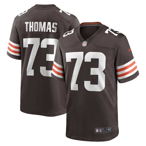 Joe Thomas Retired Player Game Jersey Brown 3
