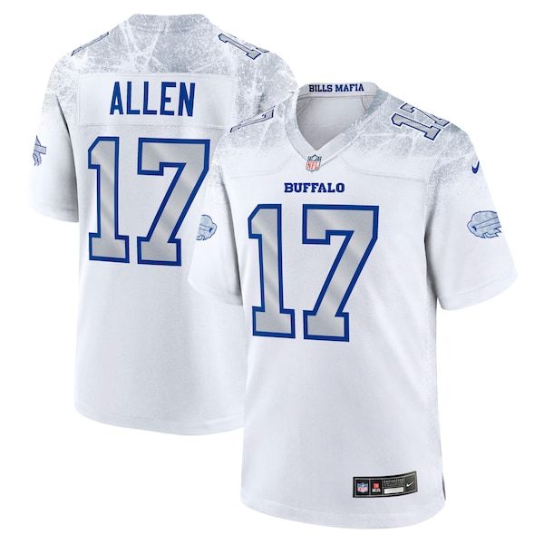 Josh Allen 2025 Rivalries Collection Game Jersey White 2