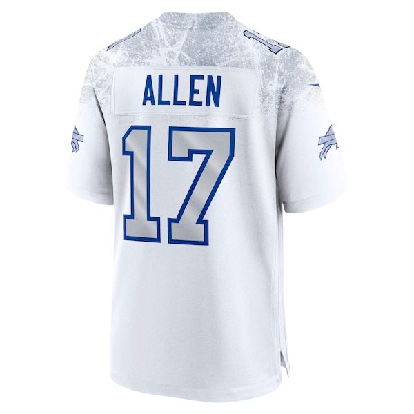 Josh Allen 2025 Rivalries Collection Game Jersey White 3
