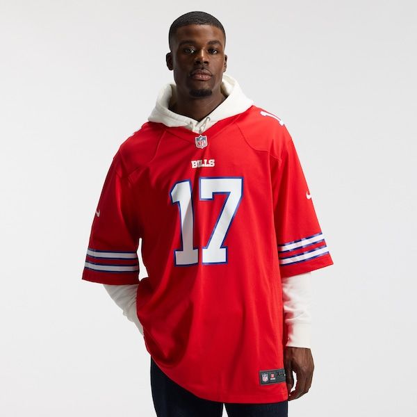 Josh Allen Game Jersey Red 3
