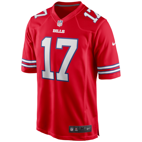 Josh Allen Game Jersey Red 7