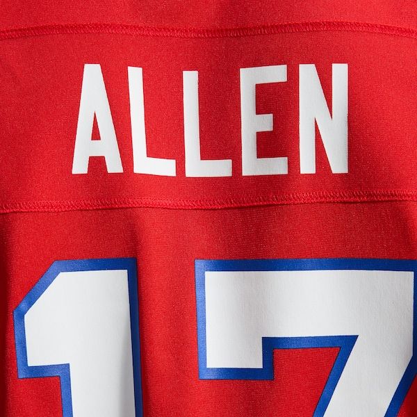 Josh Allen Game Jersey Red 13
