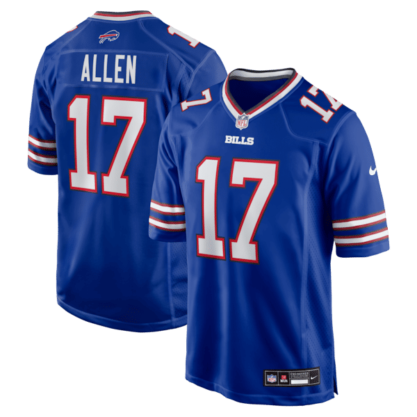 Josh Allen Game Jersey Royal 2