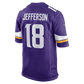 Justin Jefferson Game Jersey Purple 4