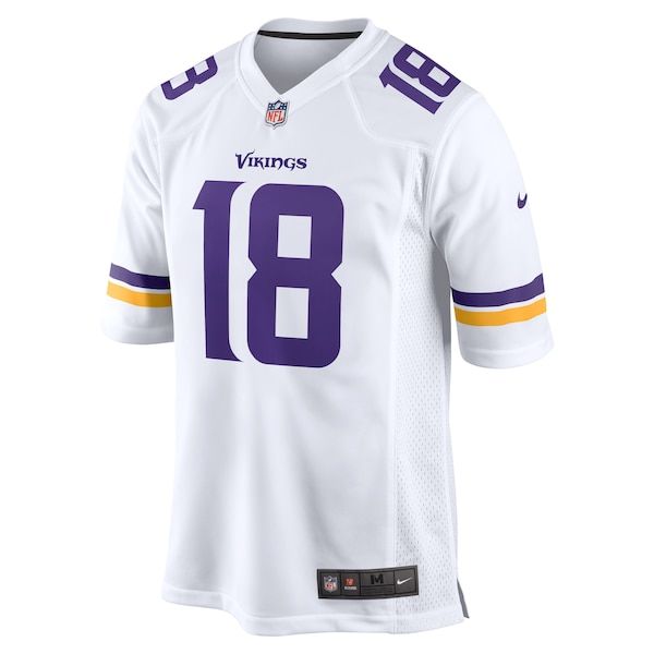 Justin Jefferson Game Jersey White 3