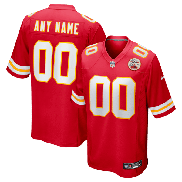 Custom Game Jersey Red 2