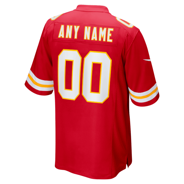 Custom Game Jersey Red 4