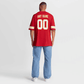Custom Game Jersey Red 9