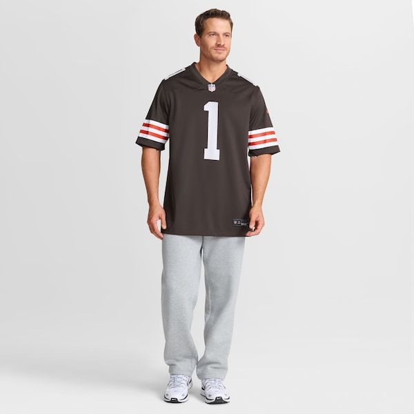 KC Concepcion 2026 Draft First Round Pick No. 24 Game Jersey Brown 3