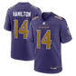 Kyle Hamilton Alternate Game Jersey Purple 2
