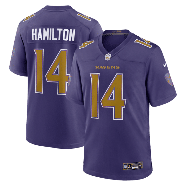 Kyle Hamilton Alternate Game Jersey Purple 2