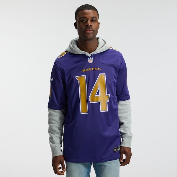 Kyle Hamilton Alternate Game Jersey Purple 3