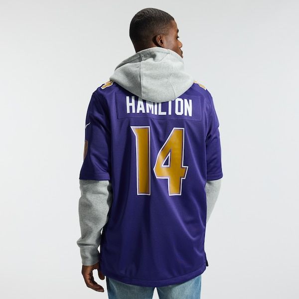 Kyle Hamilton Alternate Game Jersey Purple 4