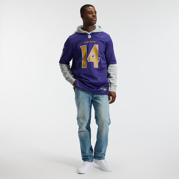 Kyle Hamilton Alternate Game Jersey Purple 5