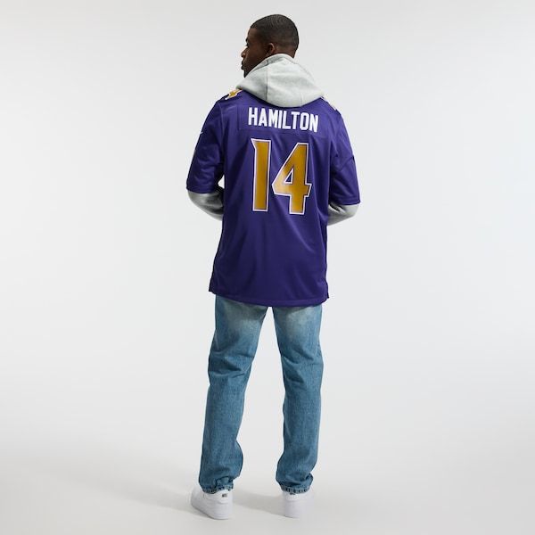 Kyle Hamilton Alternate Game Jersey Purple 6