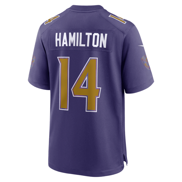 Kyle Hamilton Alternate Game Jersey Purple 8