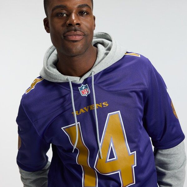 Kyle Hamilton Alternate Game Jersey Purple 11