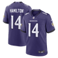 Kyle Hamilton Game Jersey Purple 2