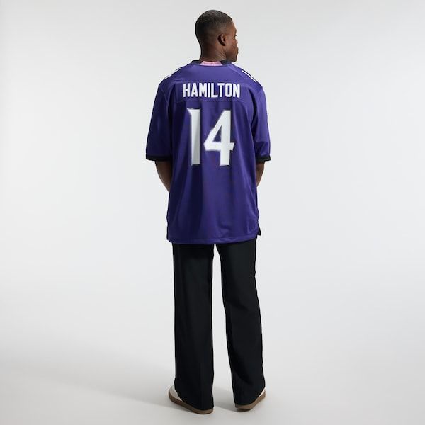 Kyle Hamilton Game Jersey Purple 6