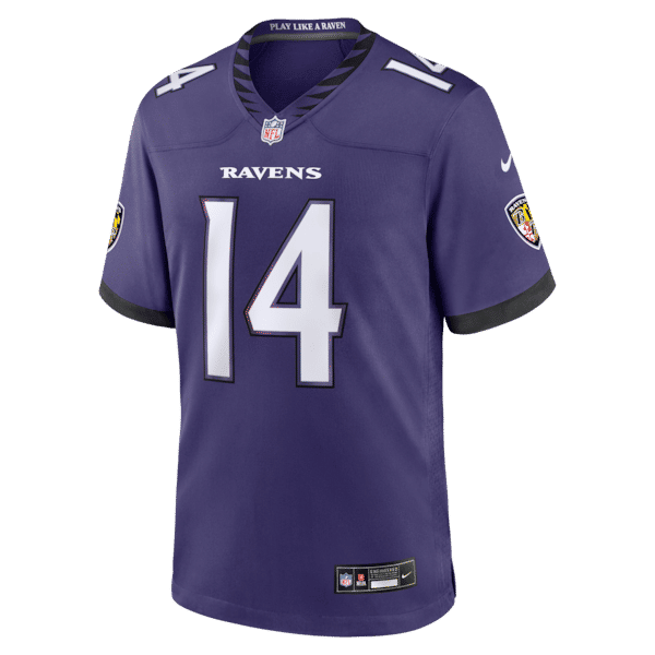 Kyle Hamilton Game Jersey Purple 7