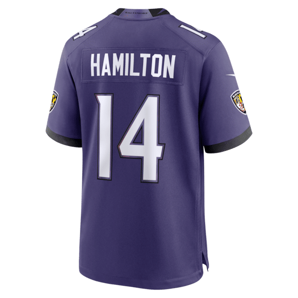 Kyle Hamilton Game Jersey Purple 8
