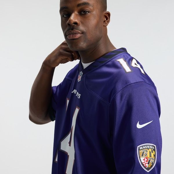Kyle Hamilton Game Jersey Purple 10