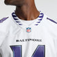 Kyle Hamilton Game Jersey White 10
