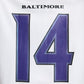 Kyle Hamilton Game Jersey White 12