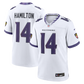 Kyle Hamilton Game Jersey White 15