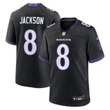 Lamar Jackson Alternate Game Jersey Black