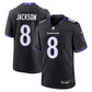 Lamar Jackson Alternate Game Jersey Black 2