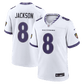 Lamar Jackson Game Jersey White 2