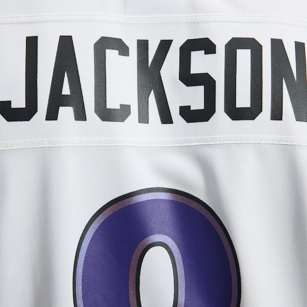 Lamar Jackson Game Jersey White 12