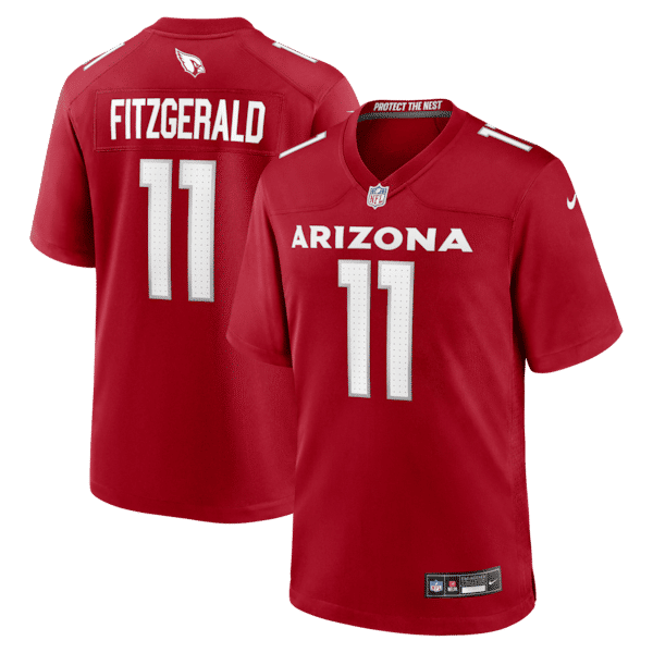 Larry Fitzgerald Team Retired Game Jersey Cardinal 2