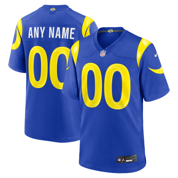 Custom Game Jersey Royal 2