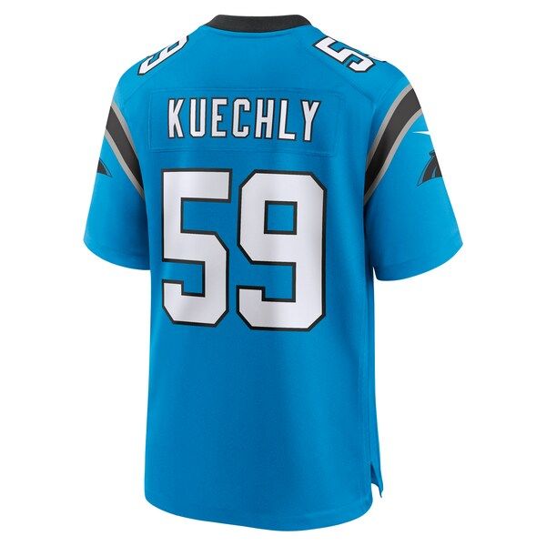 Luke Kuechly Alternate Game Jersey Blue 4