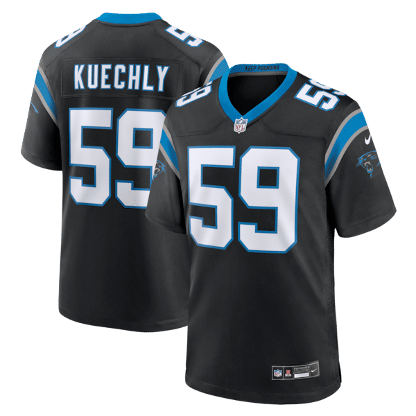 Luke Kuechly Game Jersey Black 2