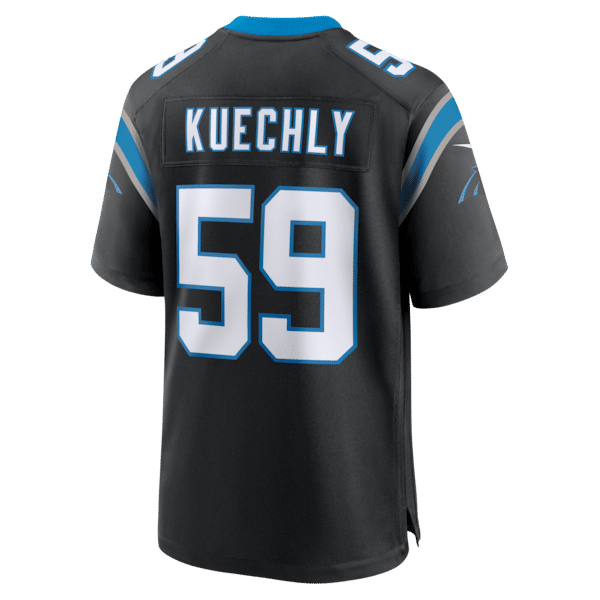 Luke Kuechly Game Jersey Black 4