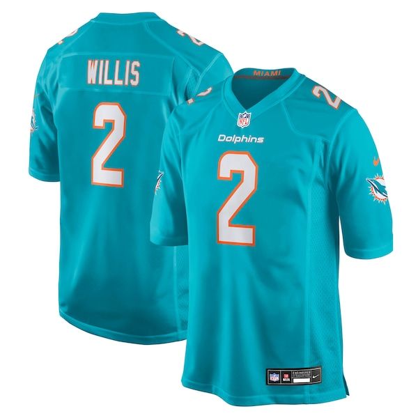 Malik Willis Game Jersey Aqua 2