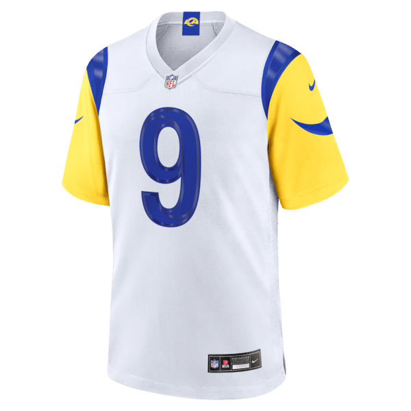 Matthew Stafford Game Jersey White 3