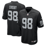 Maxx Crosby Game Jersey Black