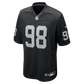 Maxx Crosby Game Jersey Black 3