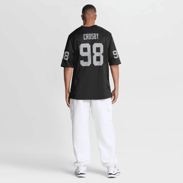 Maxx Crosby Game Jersey Black 9