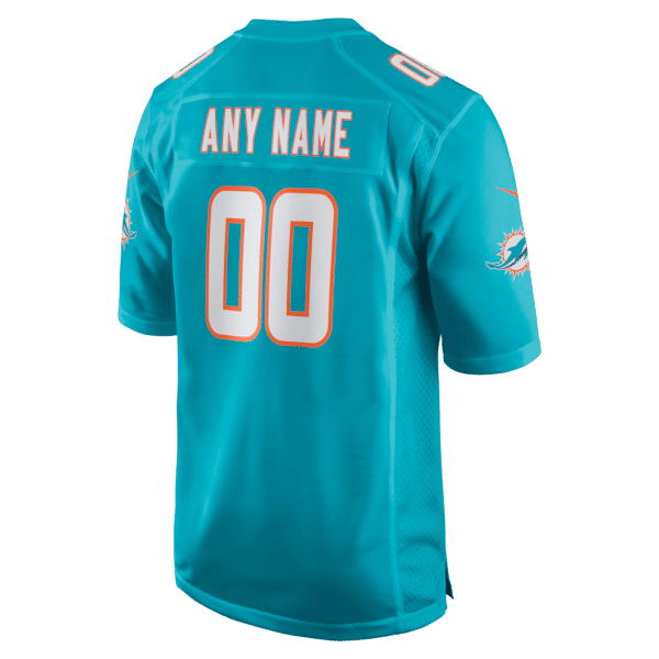 Custom Game Jersey Aqua 4