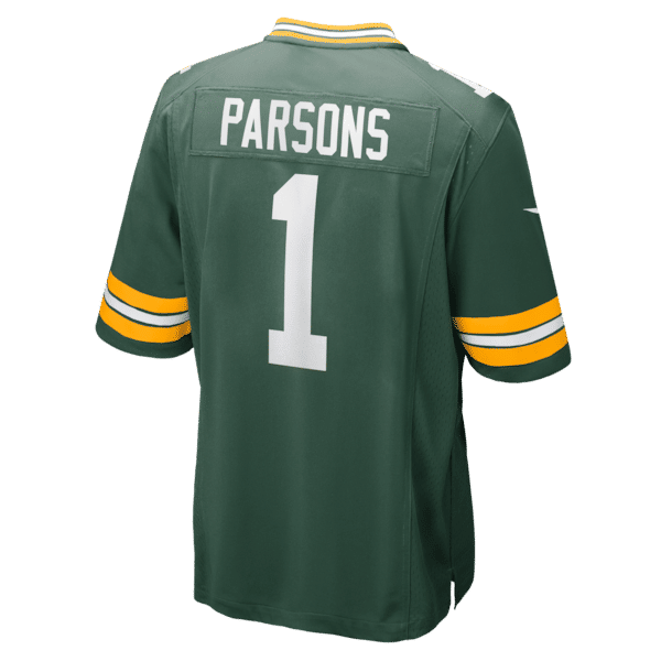 Micah Parsons Game Jersey Green 4
