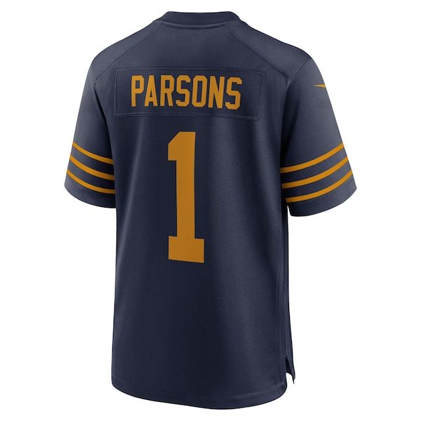 Micah Parsons Game Jersey Navy 4