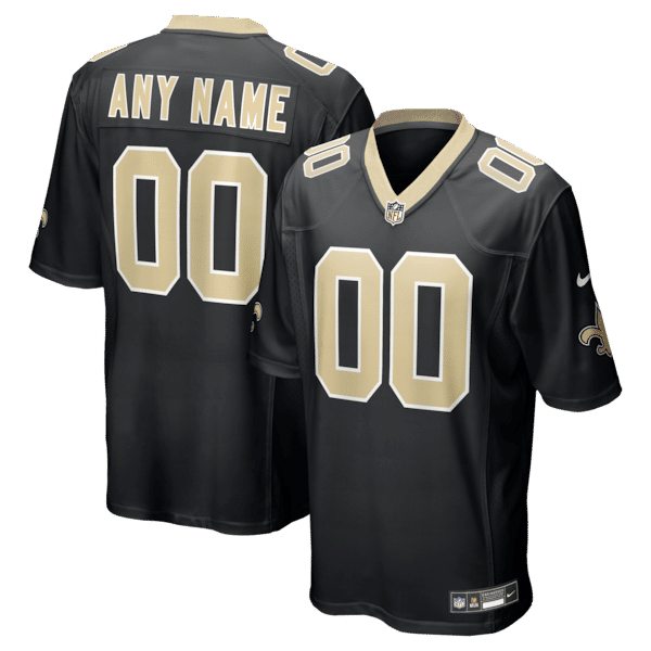 Custom Game Jersey Black 2