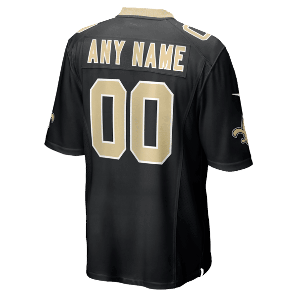 Custom Game Jersey Black 4