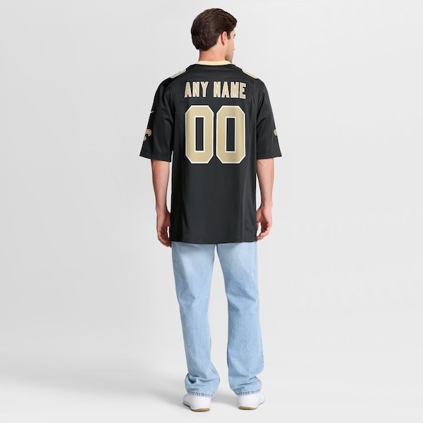 Custom Game Jersey Black 9