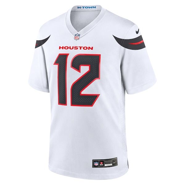 Nico Collins Game Jersey White 3